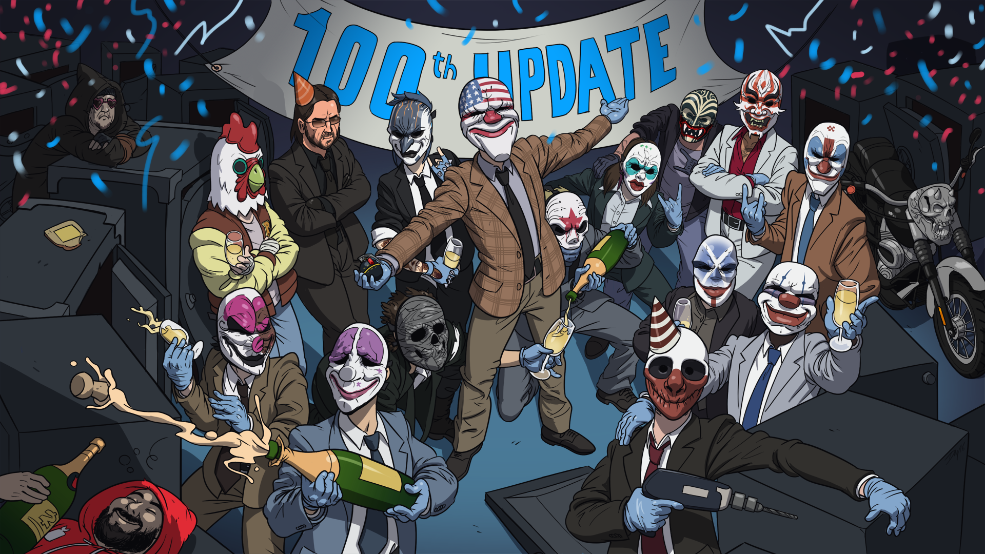 Payday 2 на 100 уровне (114) фото